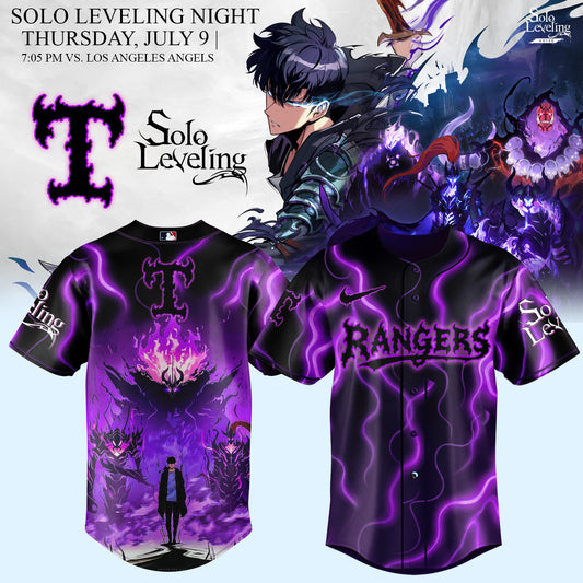 Texas Rangers x Solo Leveling Limited Jersey