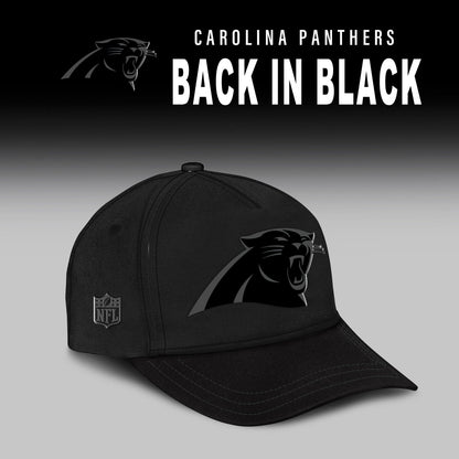 Carolina Panthers Back In Black Half Zip Hoodie