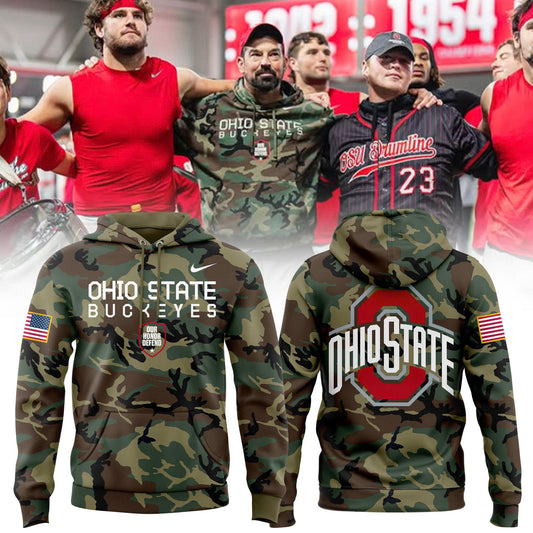 Ohio State Buckeyes 2025 Military Appreciation Limited Edition Hoodie