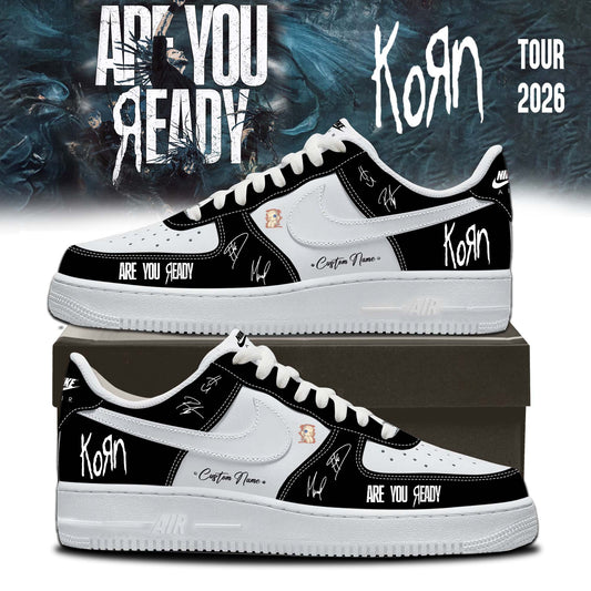 KORN “ARE YOU READY” Tour 2026 Limited Edition Signature AF1 Sneakers