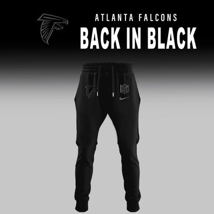 Atlanta Falcons 2025 BACK IN BLACK Combo Hoodie