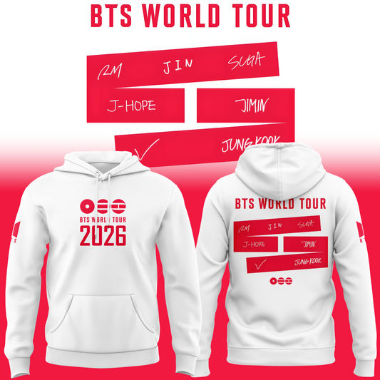 BTS Comeback & World Tour 2026 Limited Edition Signature – Hoodie