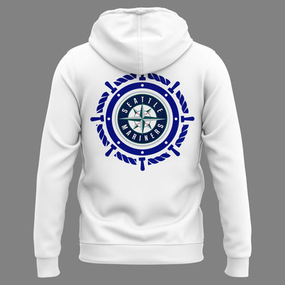 Seattle Mariners SEIZE THE MOMENT White Hoodie