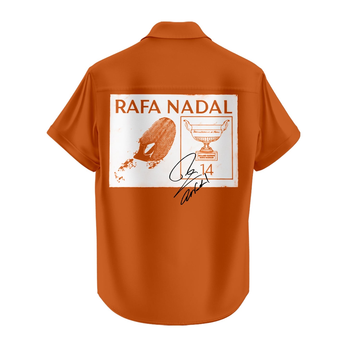 Limited Edition `Merci Rafaâ€™ at Rafael Nadal Roland Garros Tribute Hawaiian