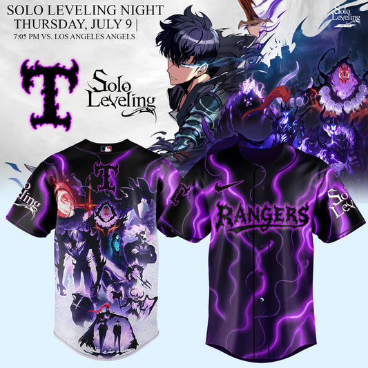 Texas Rangers x Solo Leveling Limited Jersey