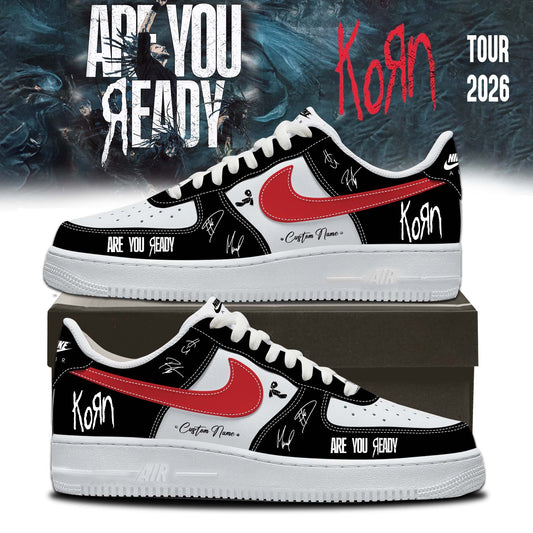 KORN “ARE YOU READY” Tour 2026 Limited Edition Signature AF1 Sneakers
