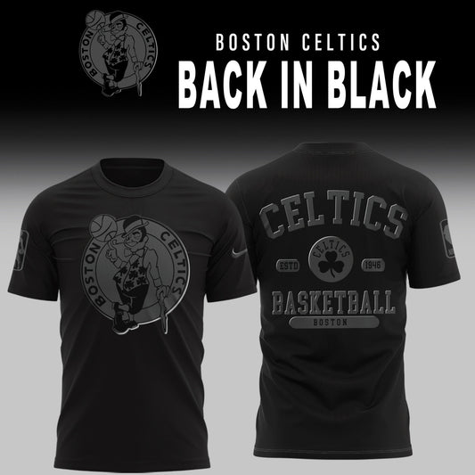 Boston Celtics Back in Black Limited Edition T-Shirt
