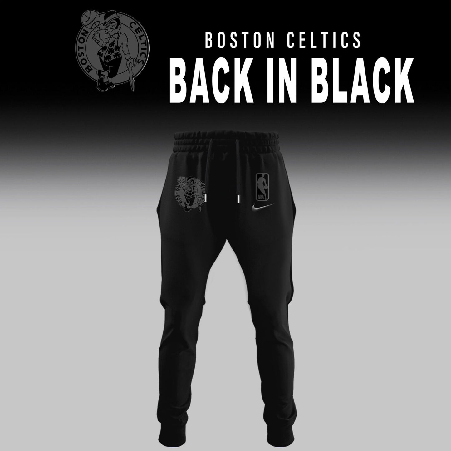 Boston Celtics Back in Black Limited Edition Hoodie