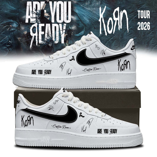 KORN “ARE YOU READY” Tour 2026 Limited Edition Signature AF1 Sneakers