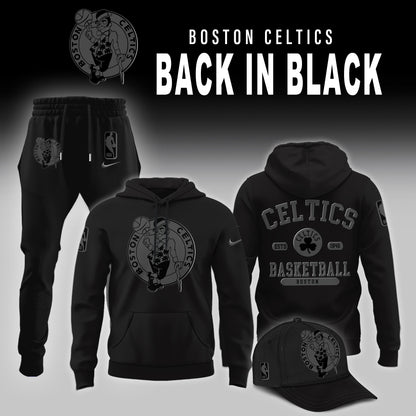 Boston Celtics Back in Black Limited Edition Hoodie