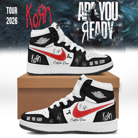 KORN “ARE YOU READY” Tour 2026 Limited Edition Signature AJ1 Sneakers