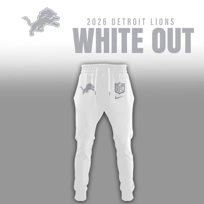 Detroit Lions 2025 Winter White Out Combo TShirt