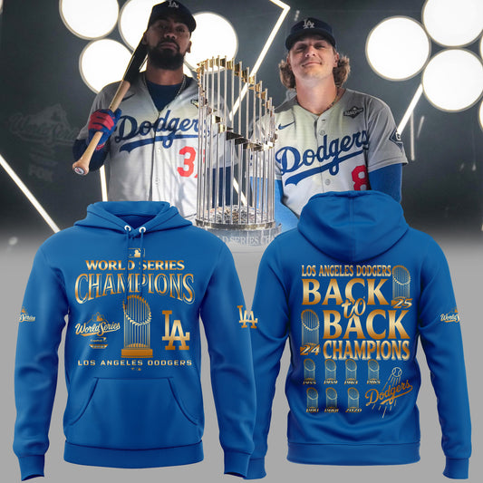 LA Dodgers – 2025 World Series Champions Limited Edition Combo Hoodie