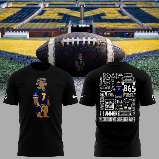 Limited Edition Michigan Wolverines Football x Morgan Wallen Tshirt