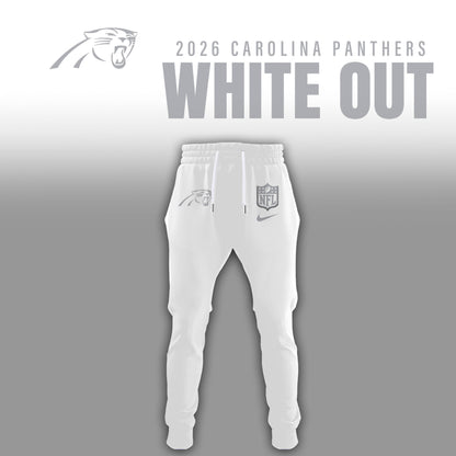 Carolina Panthers 2025 Winter White Out Combo Hoodie