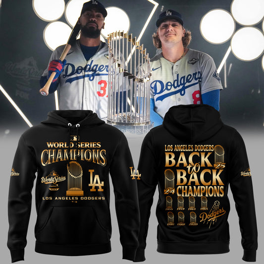 LA Dodgers – 2025 World Series Champions Limited Edition Combo Hoodie