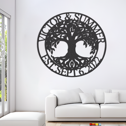 Metal Wedding Anniversary Sign, Custom Anniversary Sign, Metal Name Sign, Custom Name Sign, Metal Family Name Sign, Wedding Gift Ideas