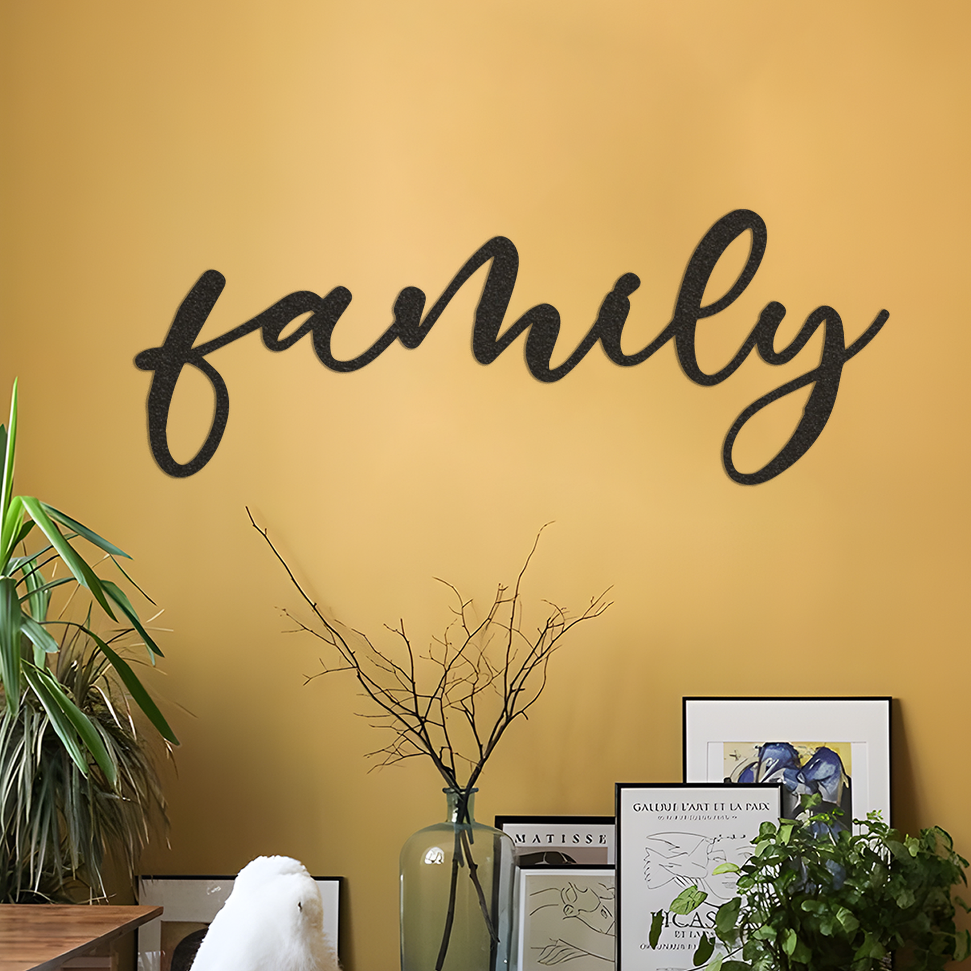 Metal Family Sign, Family Sign, Metal Front Door Sign, Home Decor Sign, Metal Greeting Sign, Housewarming Gift Ideas, Welcome Sign