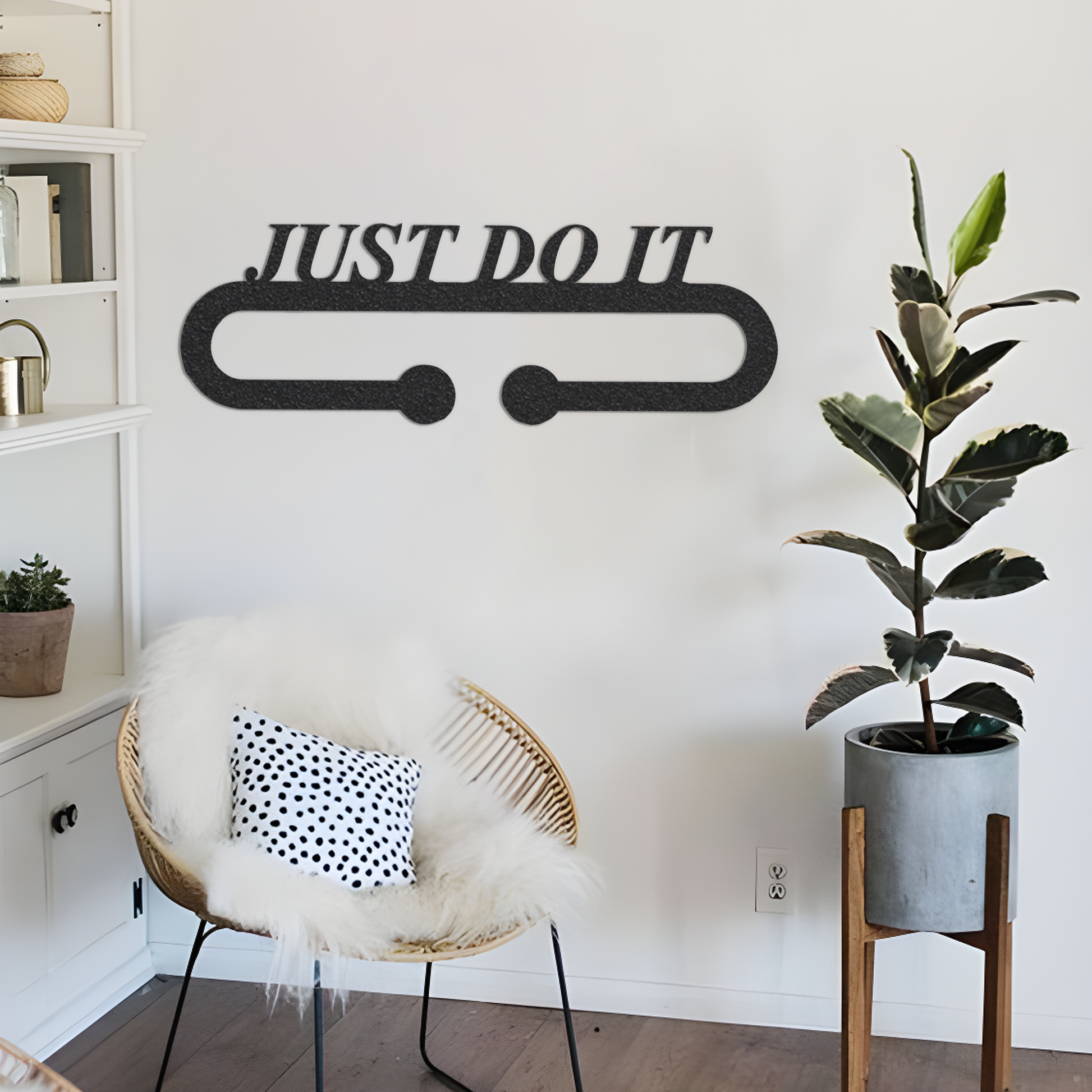 Inspirational Medal Hanger, Medal Display, Metal Medal Holder, Sports Medal Rack, Sports Metal Sign, Sports Lovers Gift, Motivational Sign