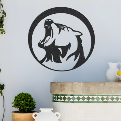 Metal Bear Sign, Metal Nature Sign, Housewarming Gift, Wedding Gift, Metal Family Sign, Metal Gift, Home Decor, Backyard Sign