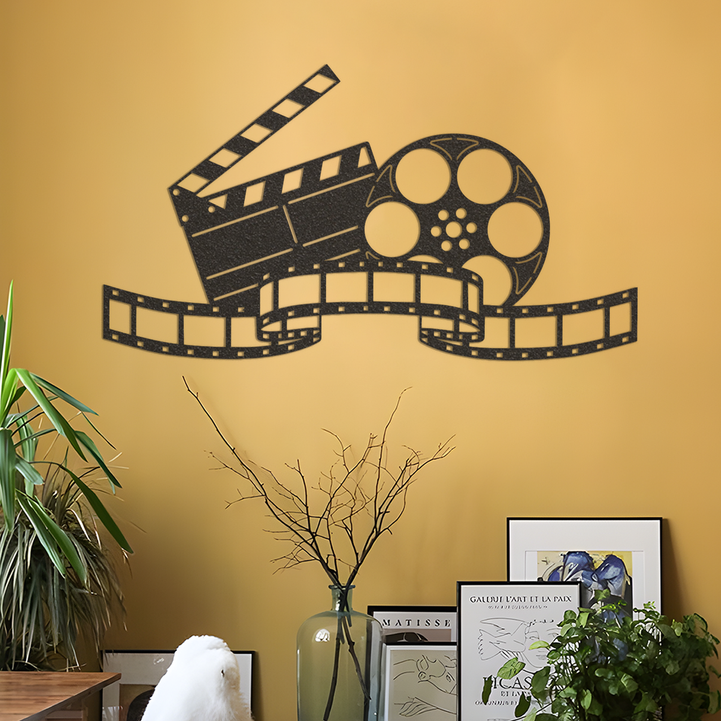 Home Theater Metal Art / Home Theatre Metal Art / Personalized Metal Art / Theater Sign / Indoor Home Cinema