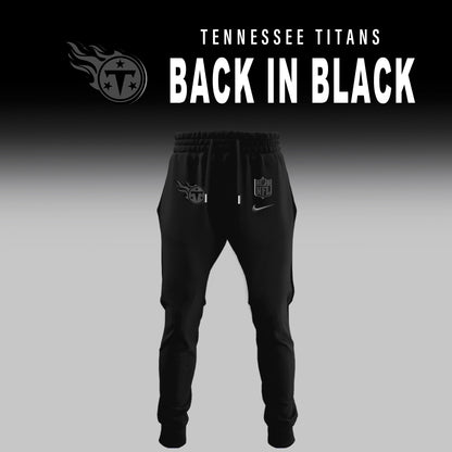 Tennessee Titans 2025 BACK IN BLACK Combo T-Shirt