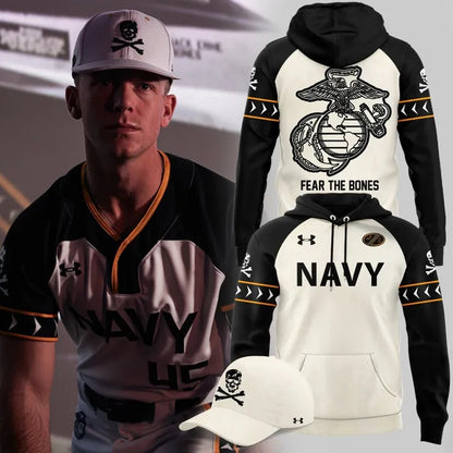 Navy Midshipmen Baseball 2025 Nike Limited “Jolly Rogers” Hoodie