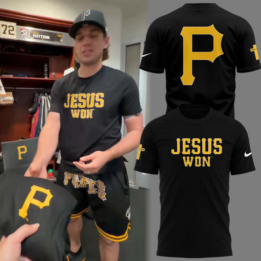 Pittsburgh Pirates JESUS WON 2026 Limited Edition T-Shirt