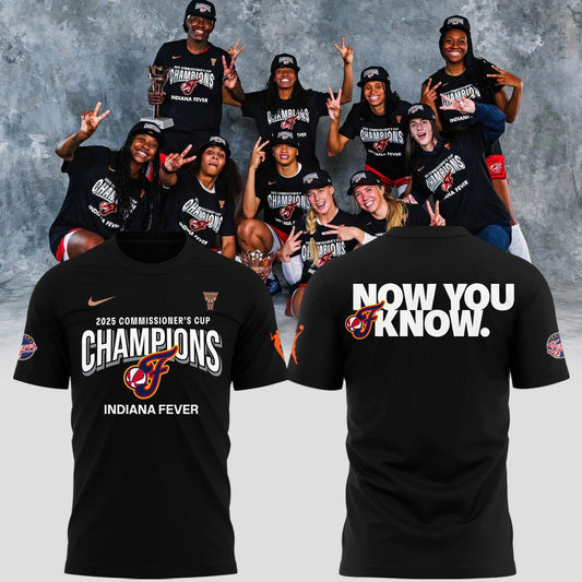 Indiana Fever 2025 WNBA Commissioner’s Cup Champions T-Shirt