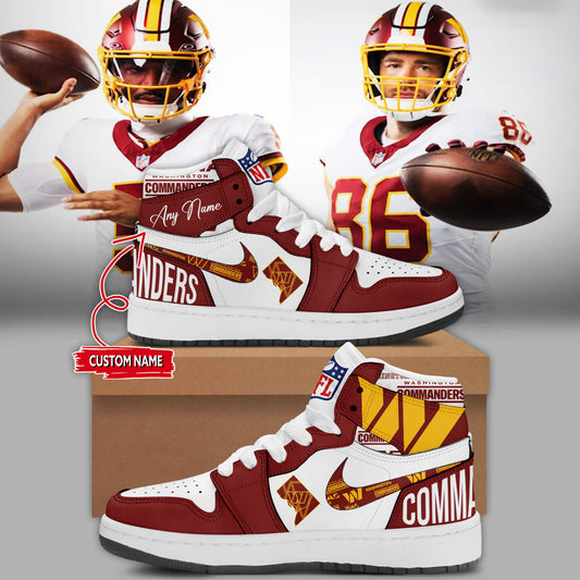 Limited Edition Washington Commanders AJ1 New Shoes