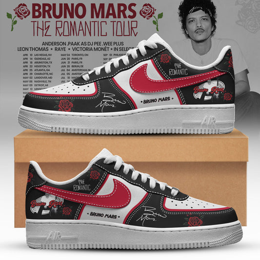 Bruno Mars "The Romantic Tour" 2026 AF1 Sneakers
