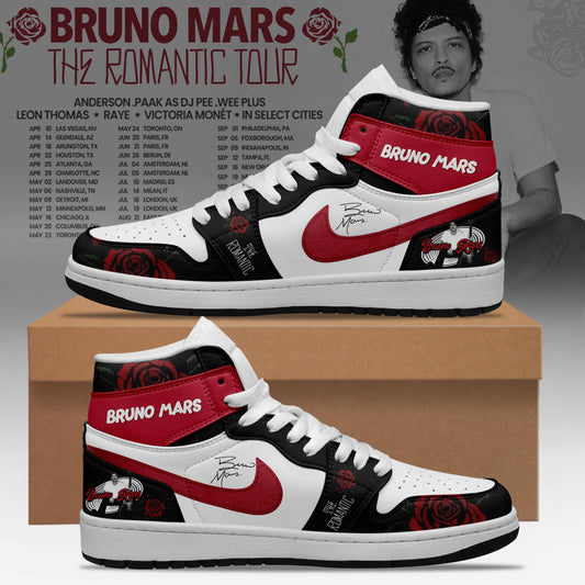 Bruno Mars "The Romantic Tour" 2026 JD1 Shoes