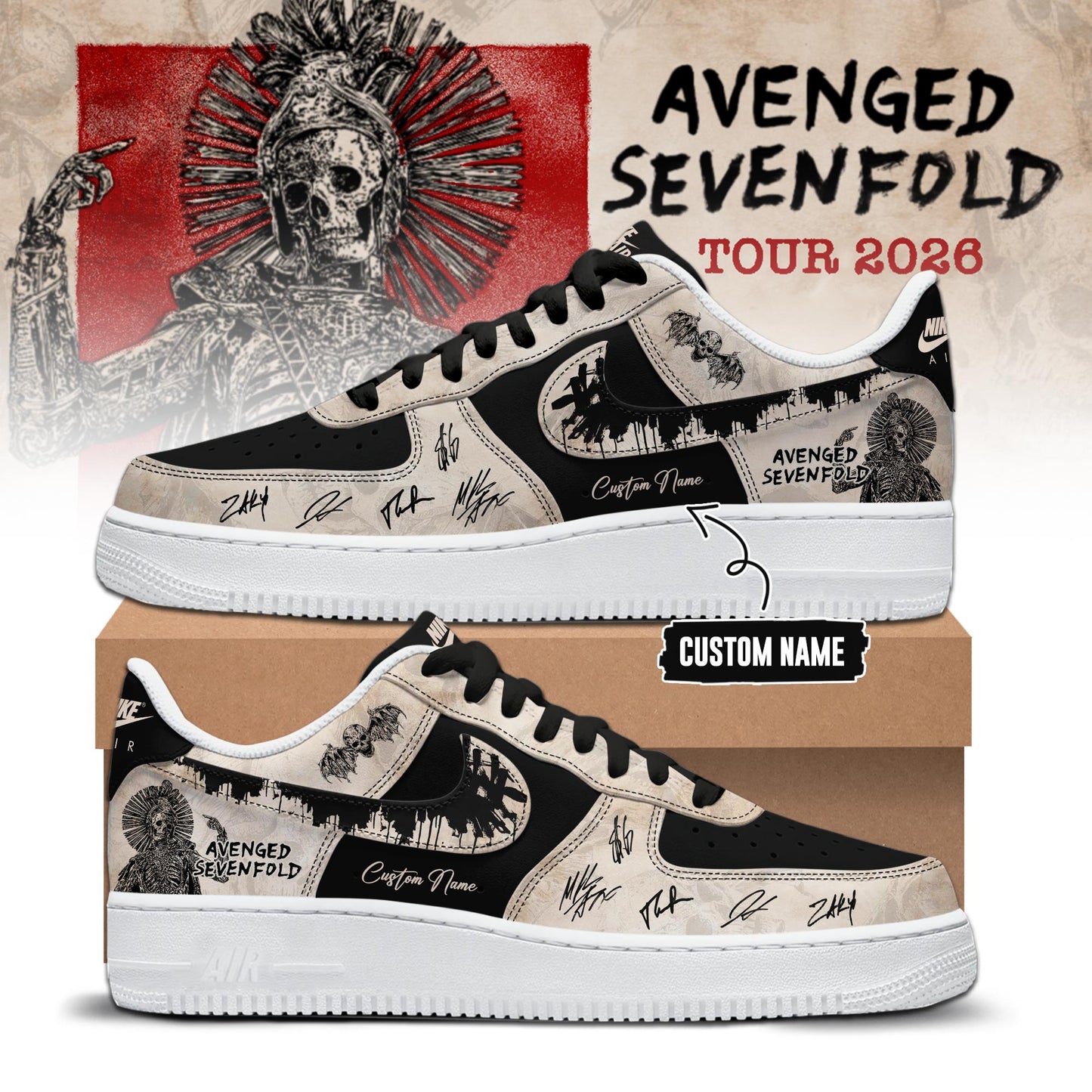 AS World Tour 2026 Limited Editions AF1 Sneakers