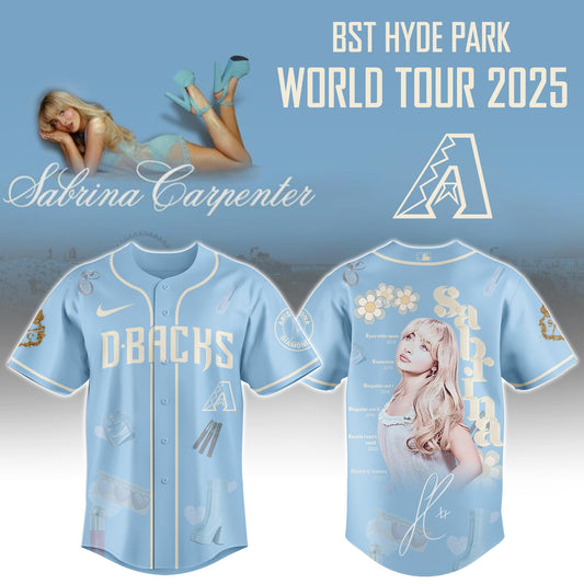 A Diamondbacks x Sabrina Carpenter “Short n’ Sweet Tour” Jersey Editions Limited +Selling Out Fast