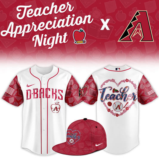 A.Diamondbacks Teacher Appreciation Night Limited Baseball Jersey