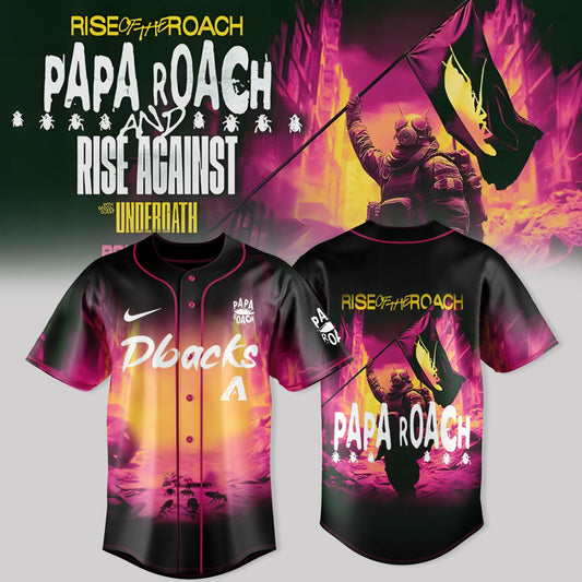 Arizona Diamondbacks X Papa Roach – Rise of the Roach Tour Merch