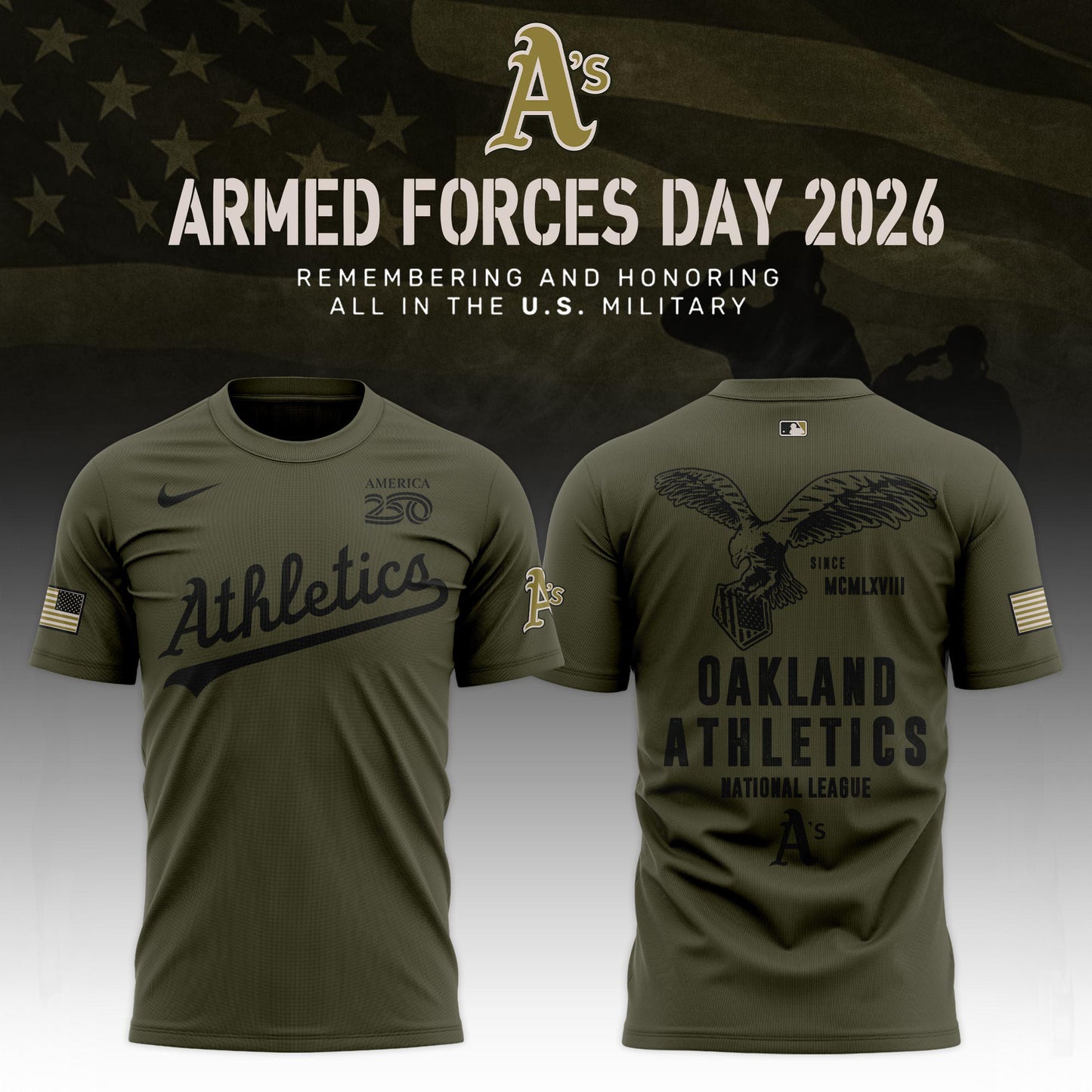 All Team MLB 2026 Armed Forces Day Limited Edition T-shirt