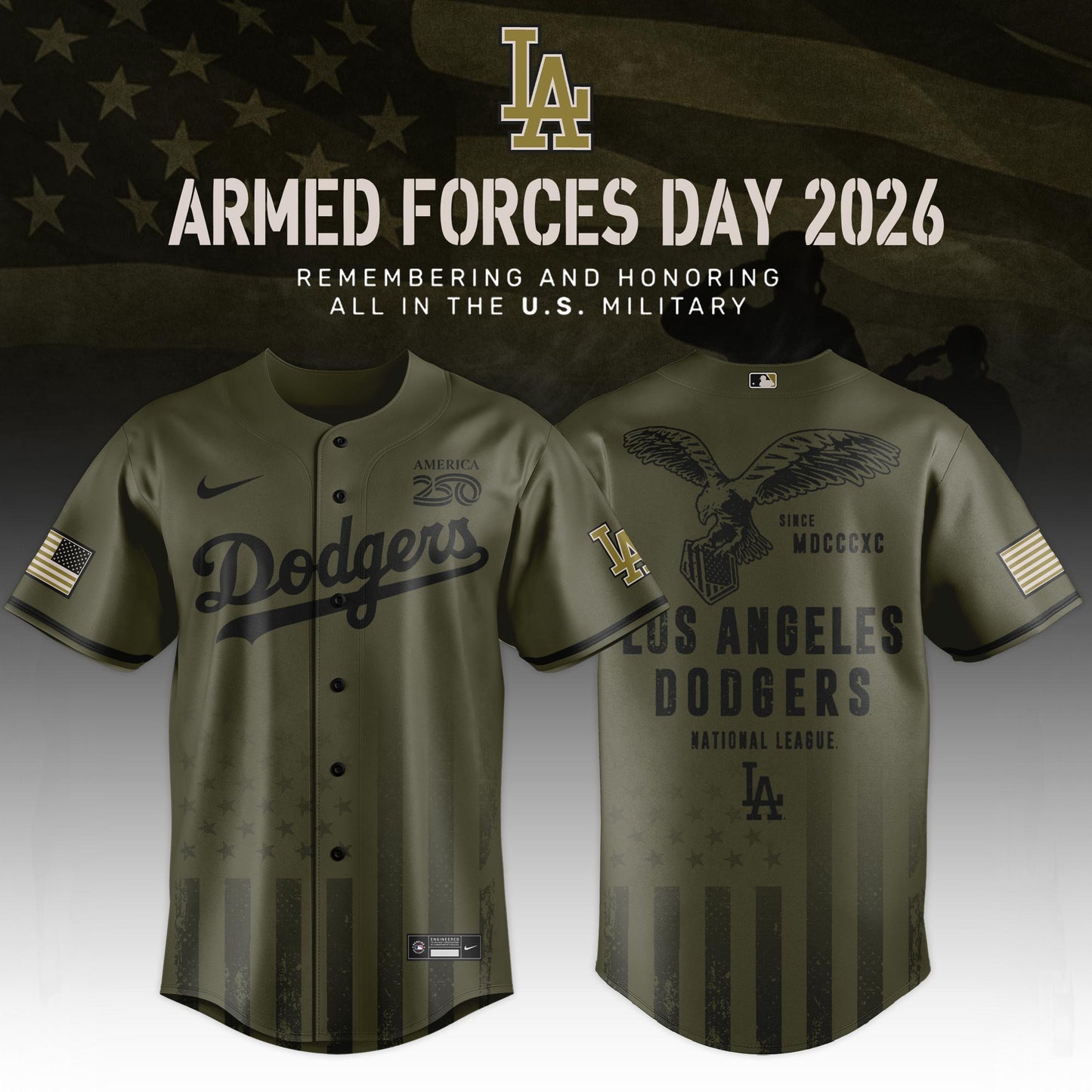 All Team MLB 2026 Armed Forces Day Limited Edition Jersey