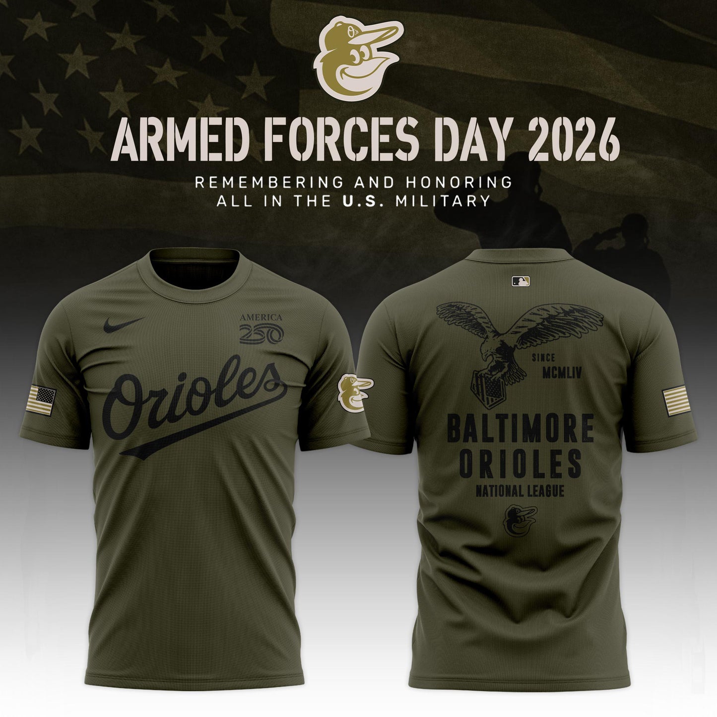 All Team MLB 2026 Armed Forces Day Limited Edition T-shirt