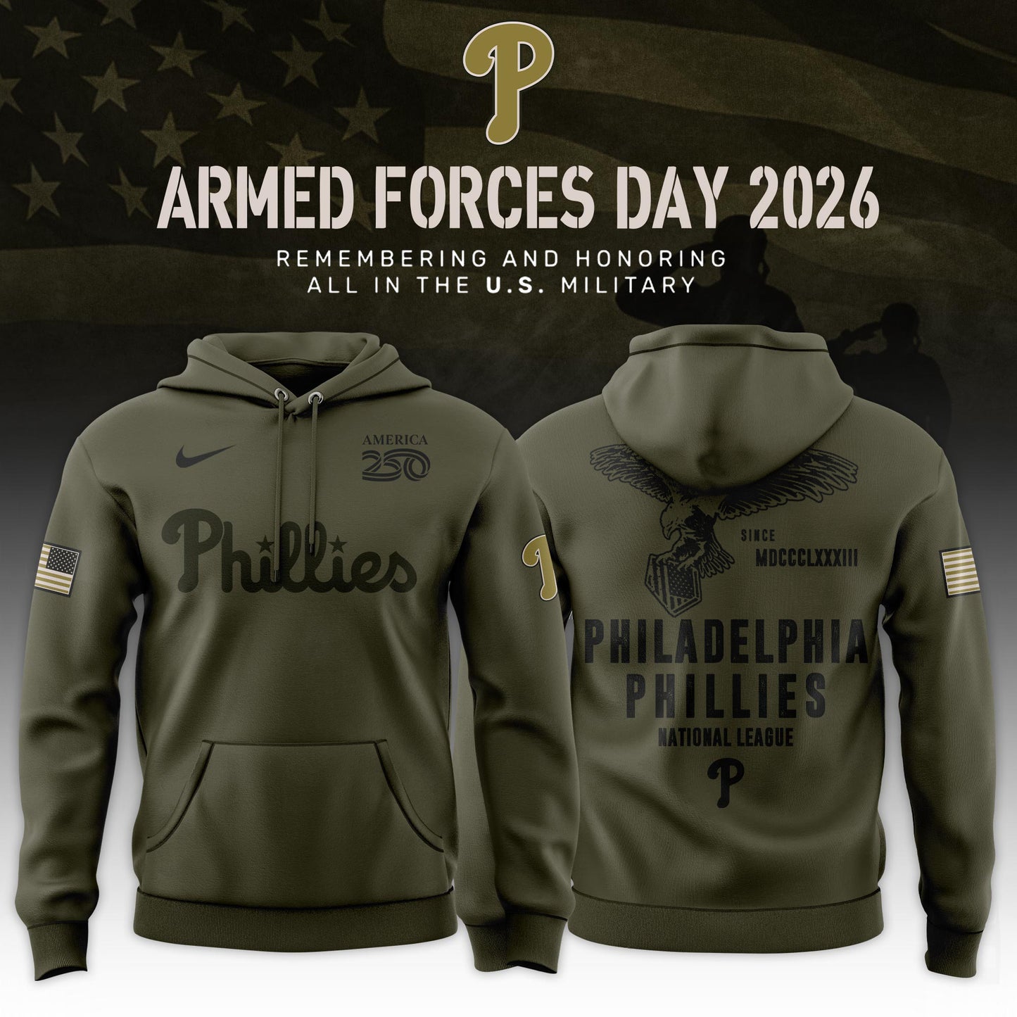 All Team MLB 2026 Armed Forces Day Limited Edition Hoodie