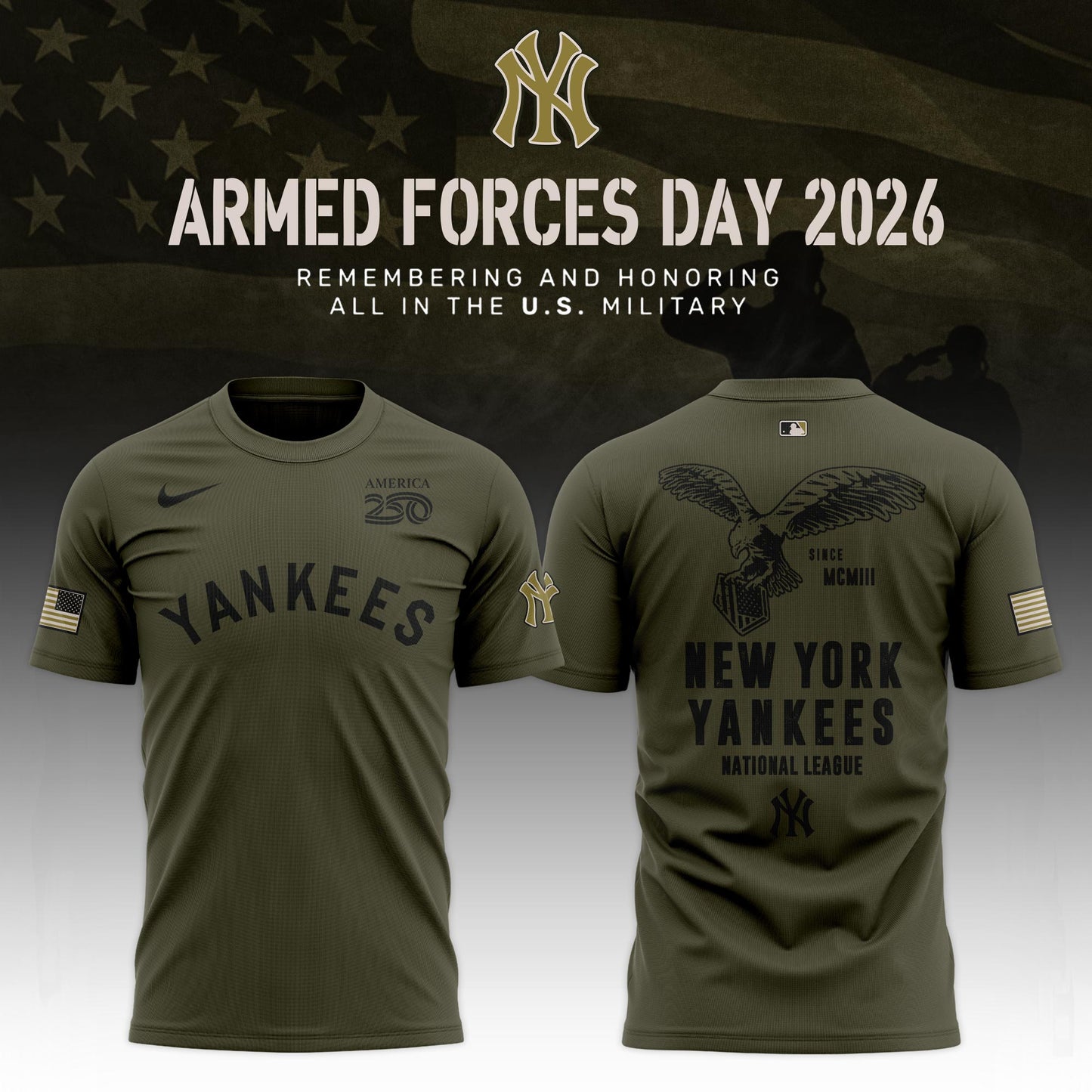 All Team MLB 2026 Armed Forces Day Limited Edition T-shirt