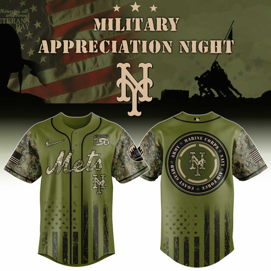 New York Mets Military 2026 Limited Editions Jersey