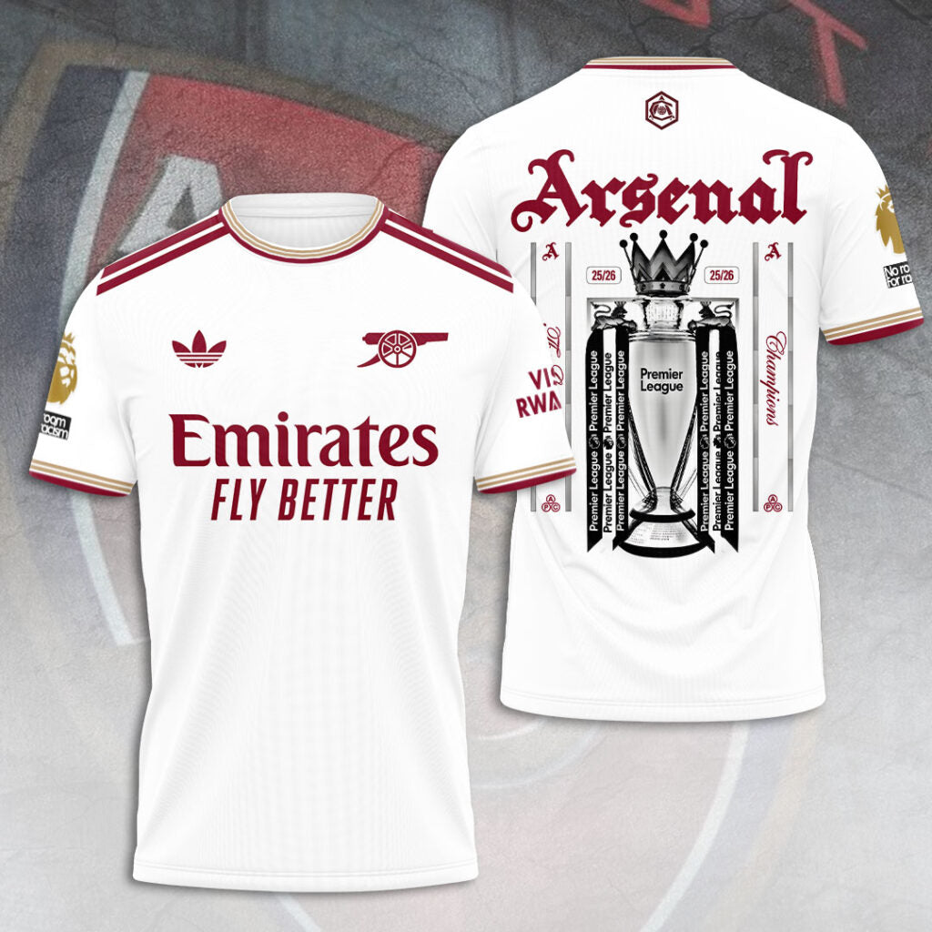 Arsenal F.C Premier League champions 25/26 T-SHIRT