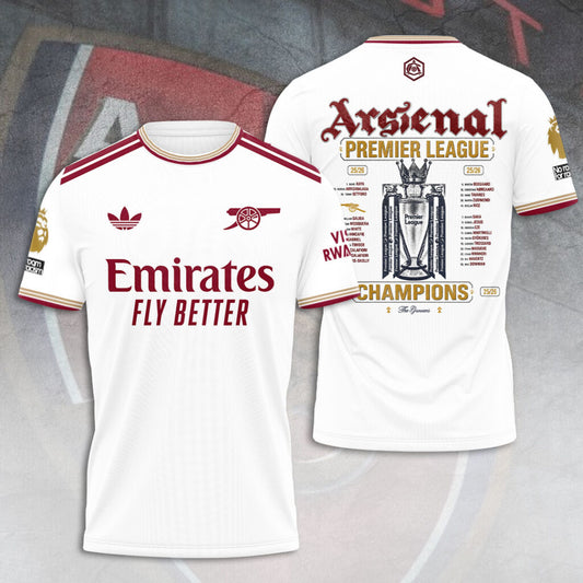 Arsenal F.C Premier League champions 25/26 T-SHIRT