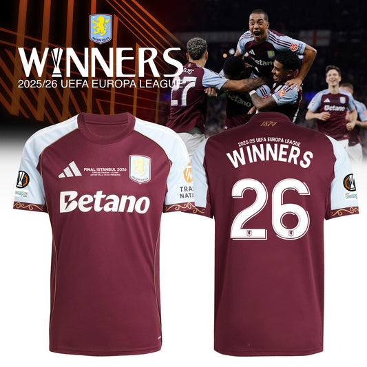Aston Villa Europa League Winners 25/26 Jersey