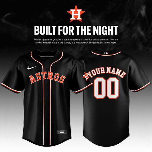 Houston Astros 2026 Fashion Black Out Limited Edition Jersey