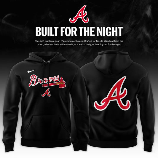 Atlanta Braves 2026 Fashion Black Out Limited Edition Hoodie