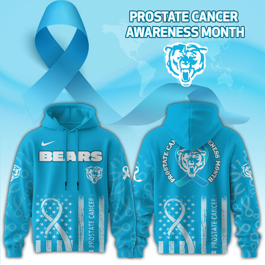 Chicago Bears x Prostate Cancer Awareness Hoodie Edition