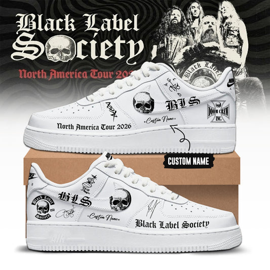 Black Label Society Engines of Demolitions 2026 Limited Edition AF1 Sneakers