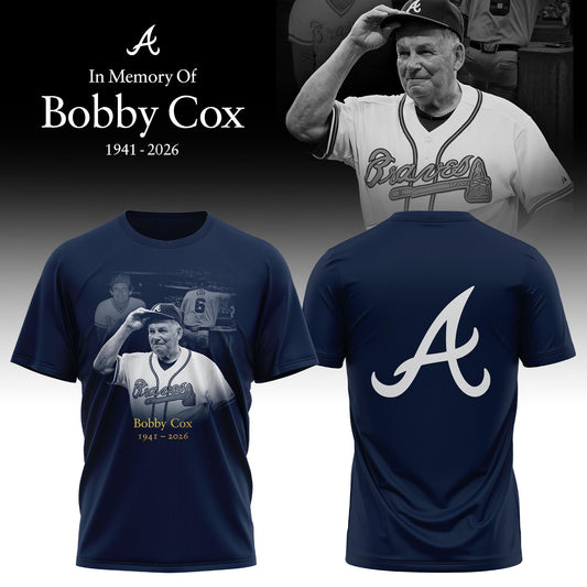 Atlanta Braves “Remembering Bobby Cox – The Legendary Manager”  T-shirt